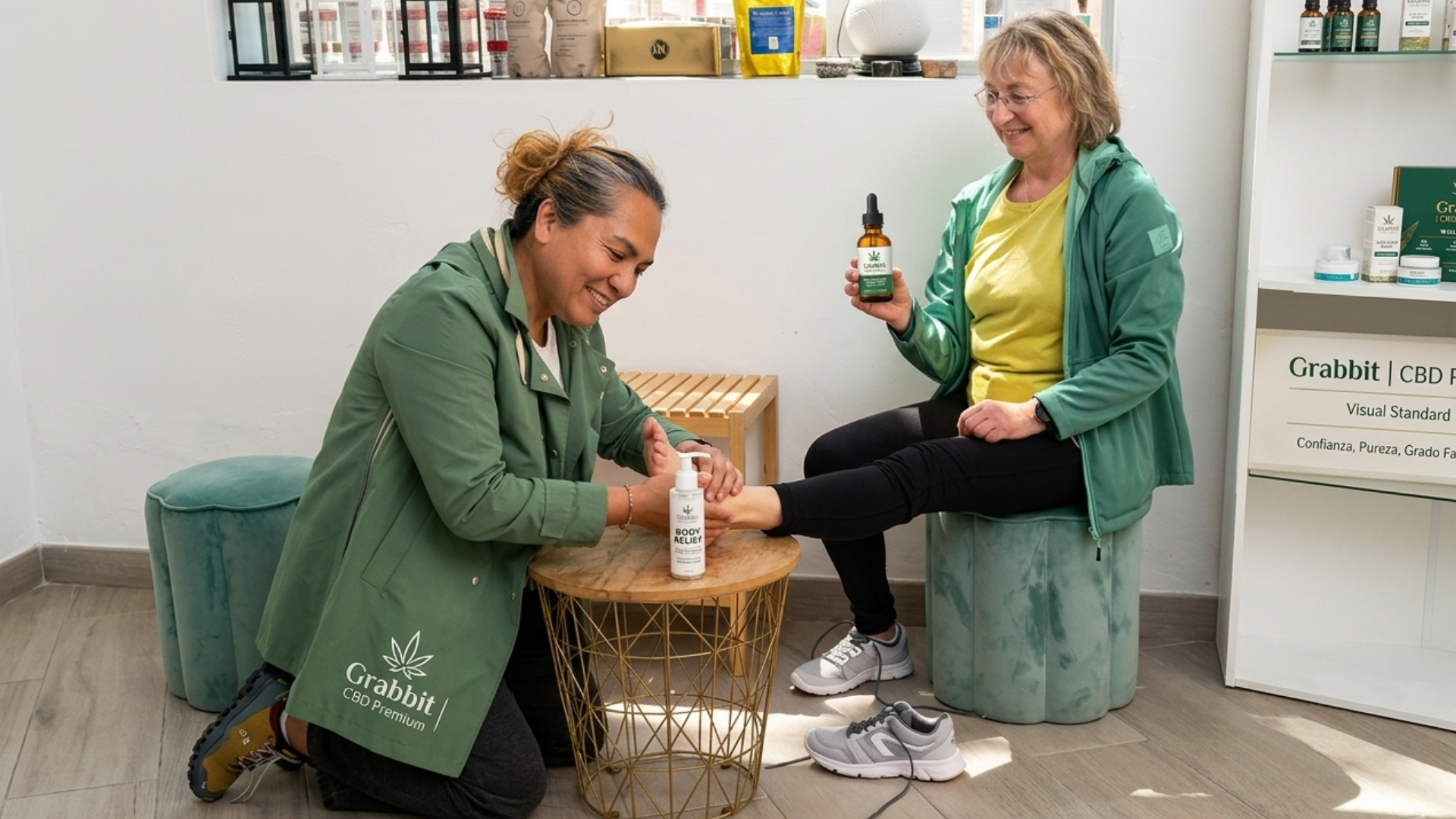Atención personalizada en tienda Grabbit CBD Premium — L'Hospitalet de Llobregat Barcelona